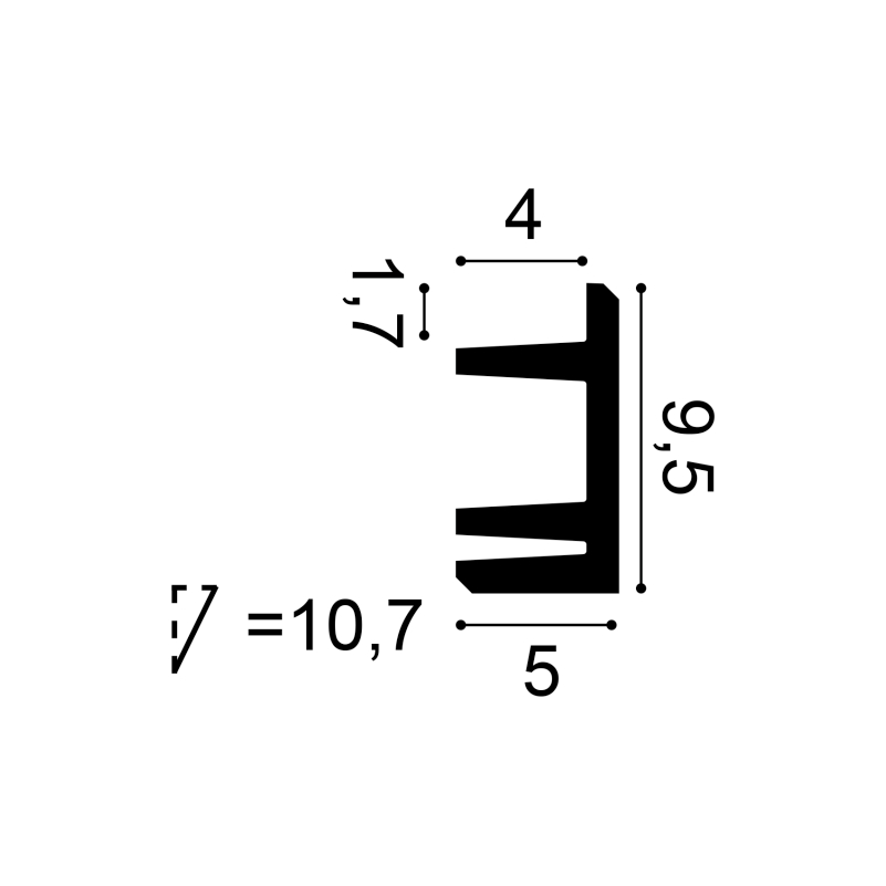 C381 up light Perfil Luz Indirecta C 381 L3 LINEAR LED LIGHTING - Image 2