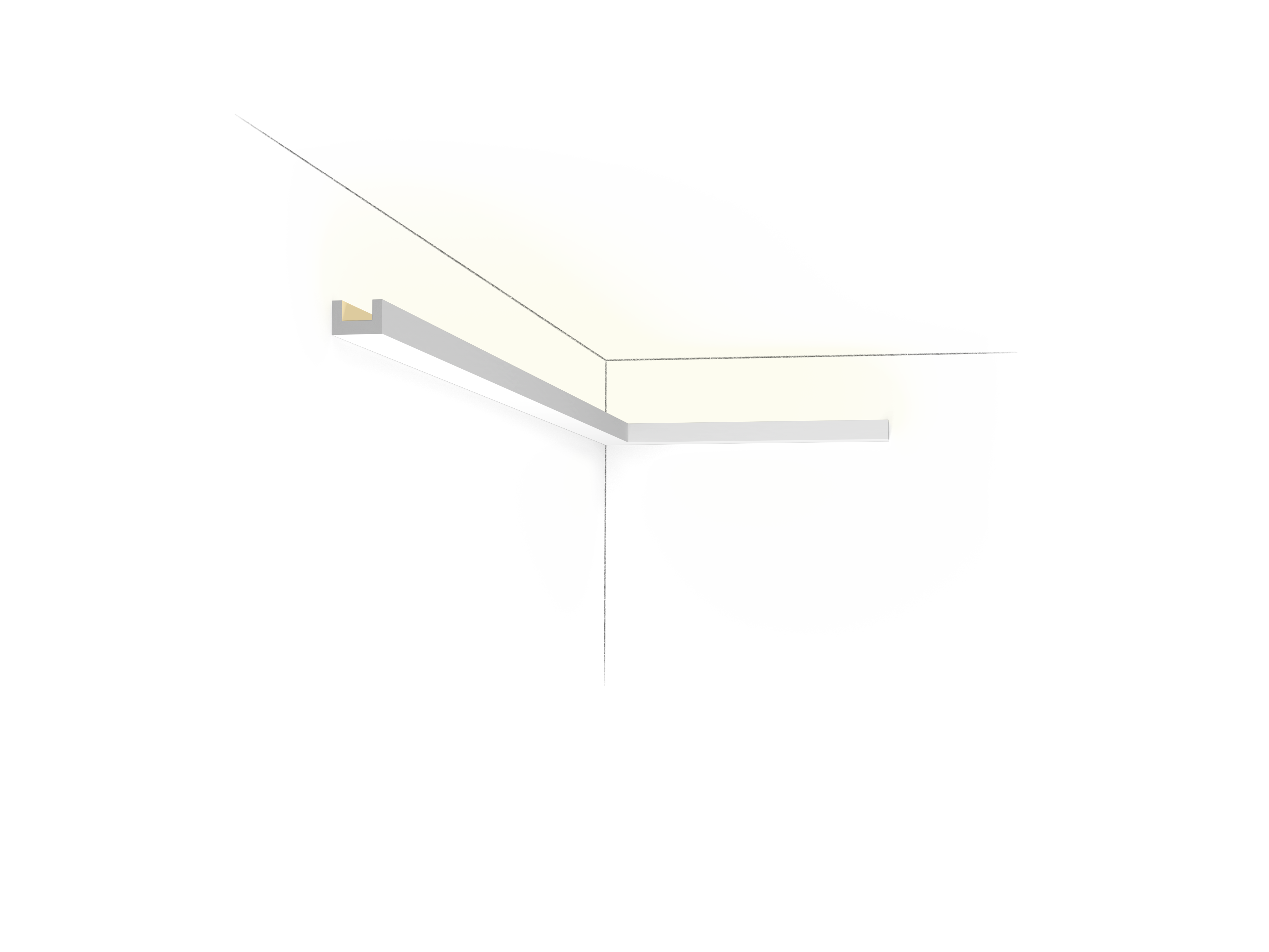 led_lighting_cx190_up_trans Perfil Luz Indirecta CX 190 - Image 1