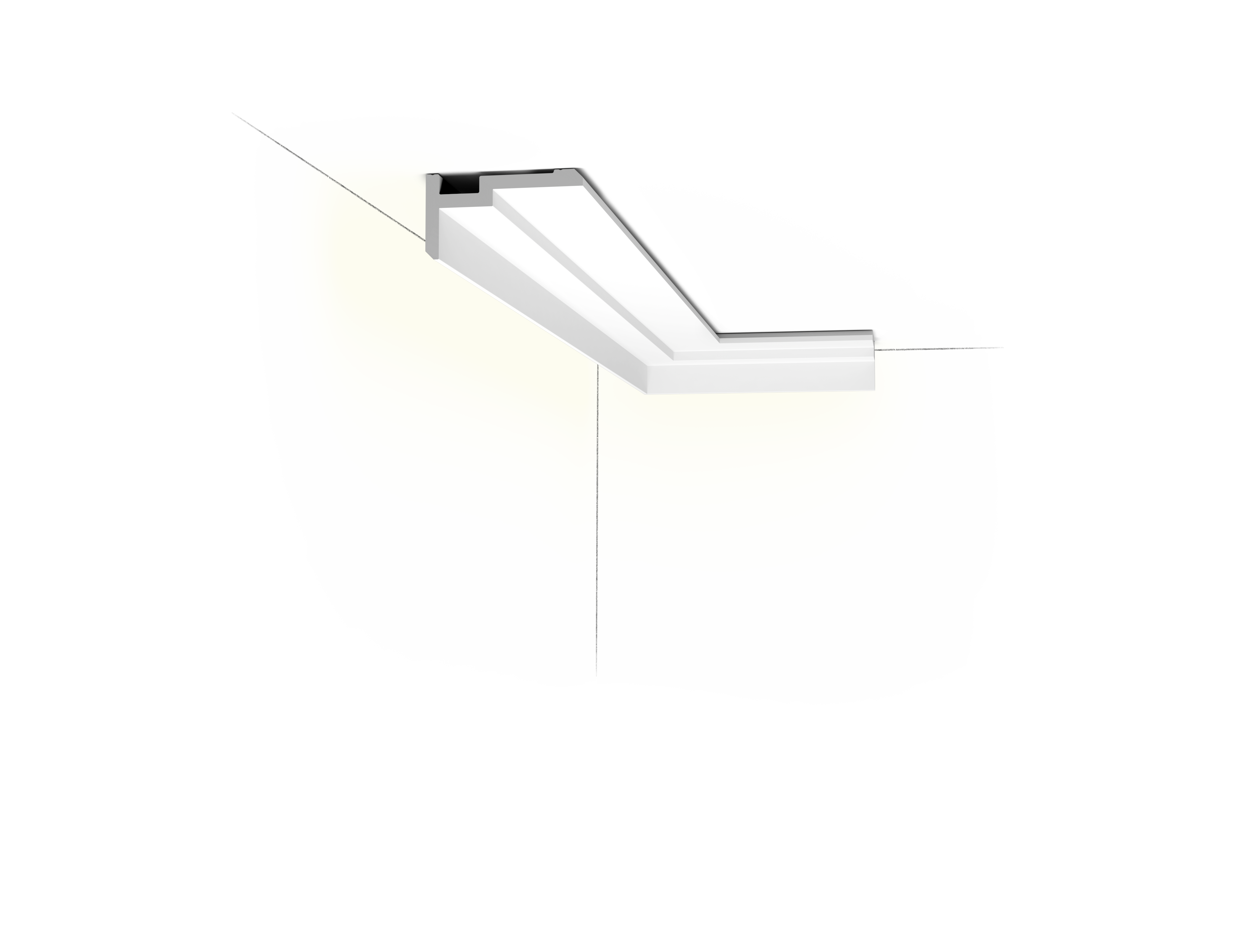 led_lighting_cx197_il_trans Perfil Luz Indirecta CX 197 U-STEPS - Imagen 1
